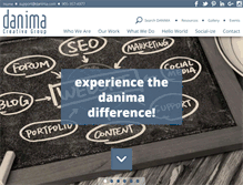 Tablet Screenshot of danima.com